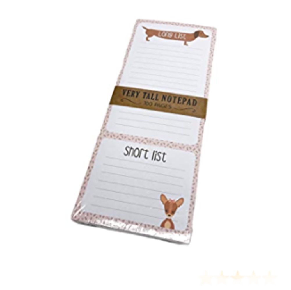 Emily Dumas Large Jumbo Dachshund Memo Pad